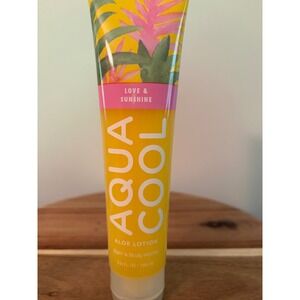 Bath and Body Works 5.6 fl oz Aqua Cool Love & Sunshine Aloe Lotion New